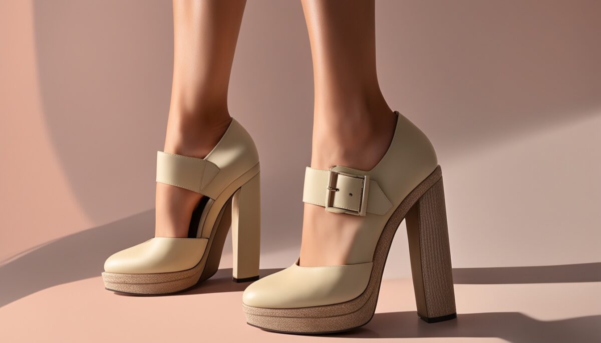 chunky platform pumps