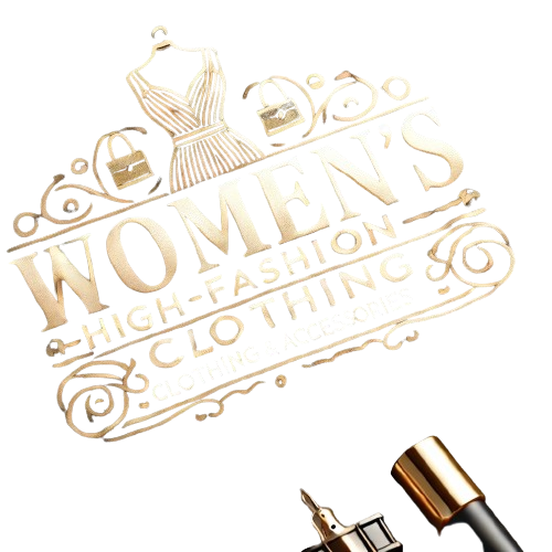 womens high fashion clothing logo